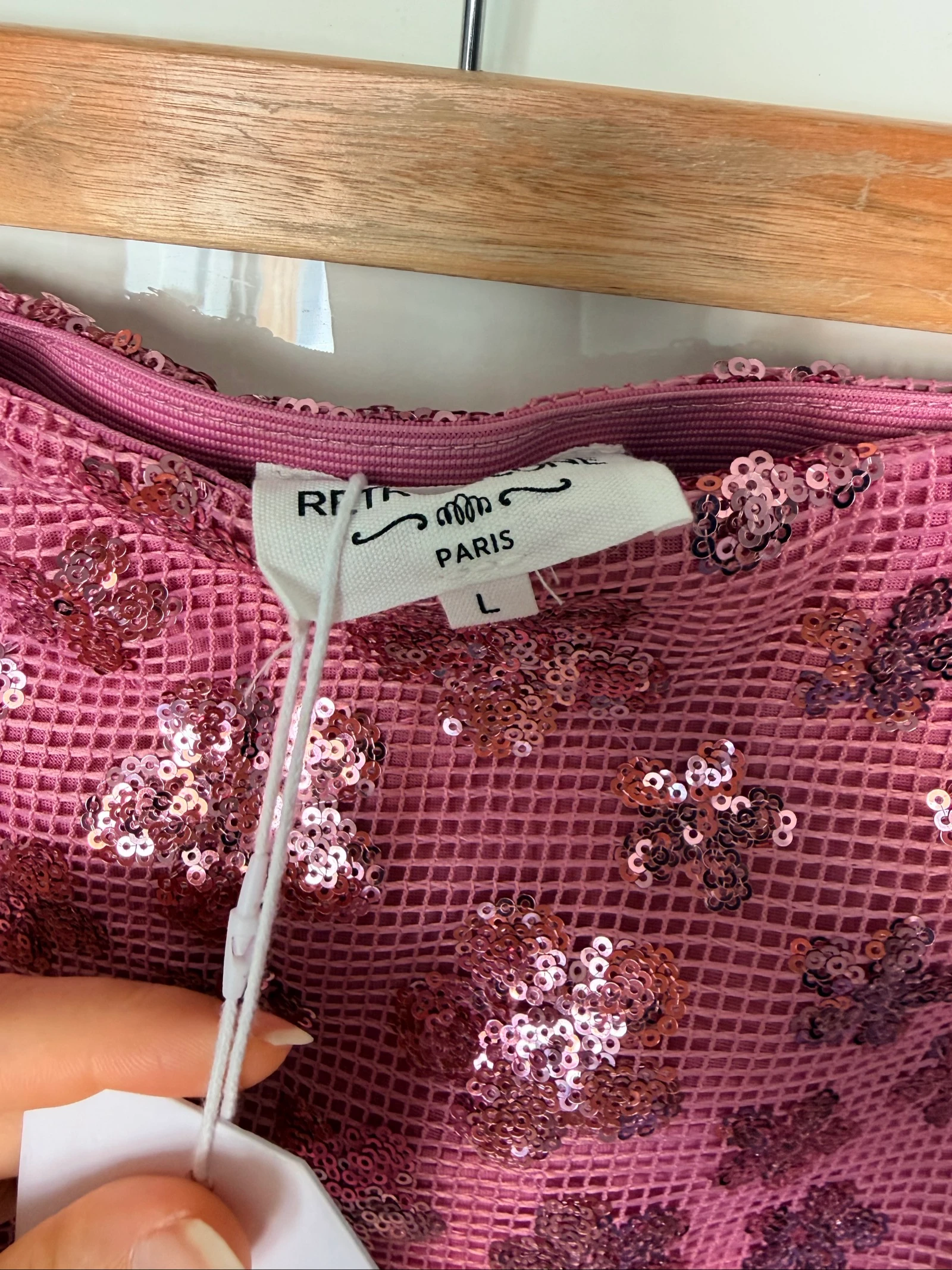 Mini-rok met pailletten Icone&Retro – nieuw met label – photo 5